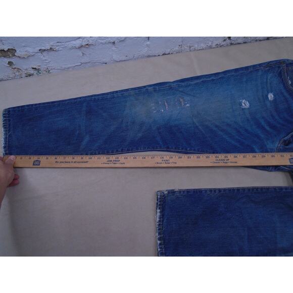 Polo Ralph Lauren Men’s Sullivan Slim Redline Button Fly Denim Jeans 36/30 J001 - Picture 11 of 16
